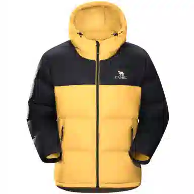 CAMEL Warm Fleece Series Down Jacket