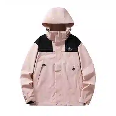 KW Mountain Print Windproof Waterproof Jacket