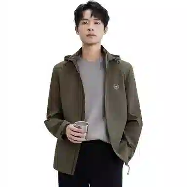 红豆 保暖精致可脱卸帽三防夹克外套 男女同款