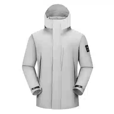 阿尔卑斯  户外登山连帽  防水防风防紫外线耐磨防静电抗菌防泼水防雨冲锋衣 男女同款