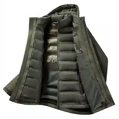 鸭鸭 可拆卸内胆石墨烯蓄热加厚羽绒服 男款