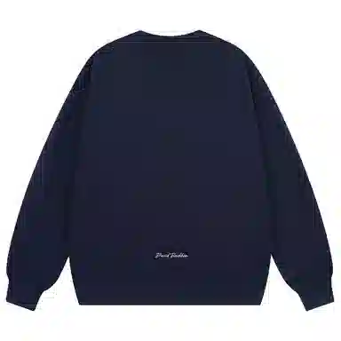 大卫贝肯 简约基础款美式复古纯色日常通勤百搭圆领休闲宽松落肩袖套头卫衣 男女同款