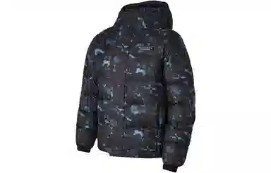 Skechers Sport Printed Zip Hoodie Down Jacket