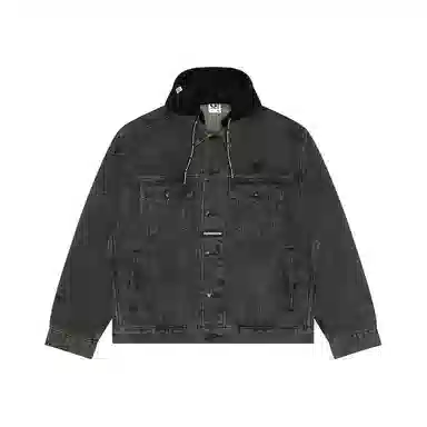 Aape FW24 Denim Jacket Black