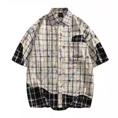 The Simpsons Vintage Graffiti Embroidered Shirt Jacket