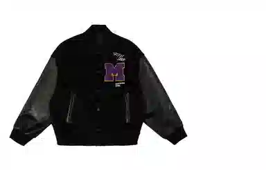 MR.ENJOYDA MONEY FW21 Baseball Jacket Black