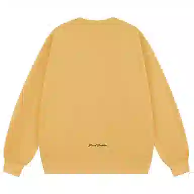 大卫贝肯 简约基础款美式复古纯色日常通勤百搭圆领休闲宽松落肩袖套头卫衣 男女同款