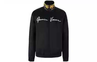 Versace Logo Print Jacket