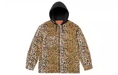 Supreme Fleece Zip Up Hooded Shirt