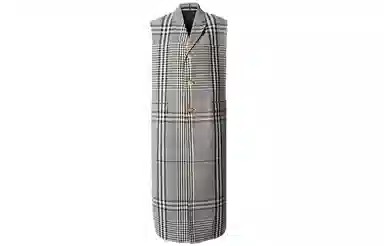 Burberry Sleeveless Wool Coat