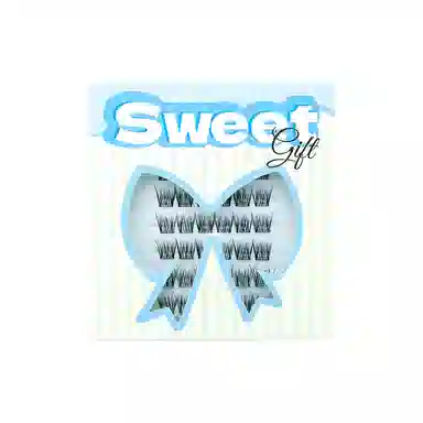 酷乐丝 免胶款 夏日小珍珠假睫毛 自然纤长款 春日出游睫 轻盈无感 仿真舒适 自然妈生