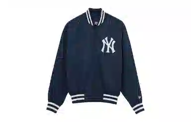 New Era MLB Logo Jacket Navy
