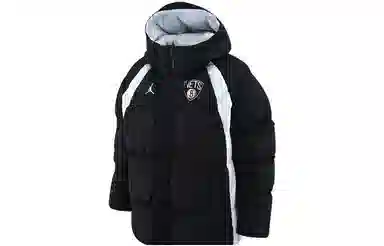 Jordan Logo Hoodie Jacket Black