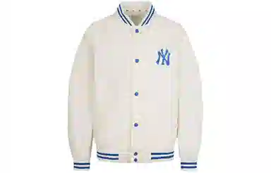 MLB Yankees Jacket Ivory