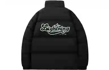 Lightning X Storm Retro College Style Puffer Jacket