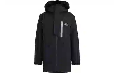 adidas Fur Hood Dwn Pk Logo