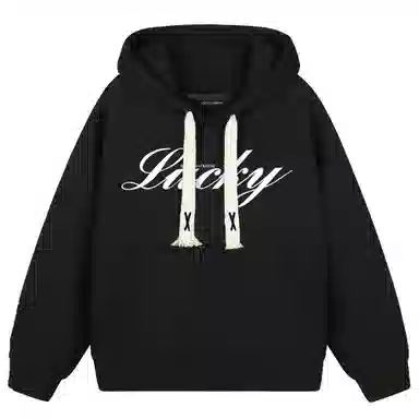 大卫贝肯 品牌字母简约基础款美式潮流休闲宽松连帽卫衣 男女同款 浅灰