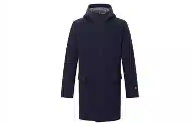 HAZZYS Navy Hooded Coat