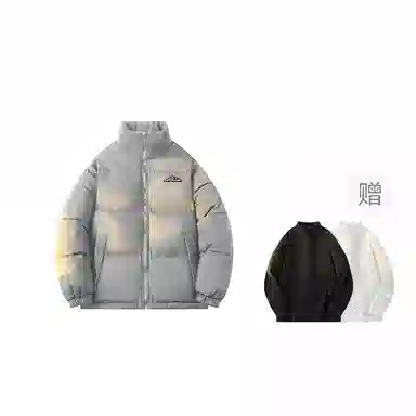 鸭鸭 基础纯色简约立领宽松休闲百搭防风加厚保暖抗寒日常通勤落肩舒适柔软防钻绒透气羽绒服 男女同款