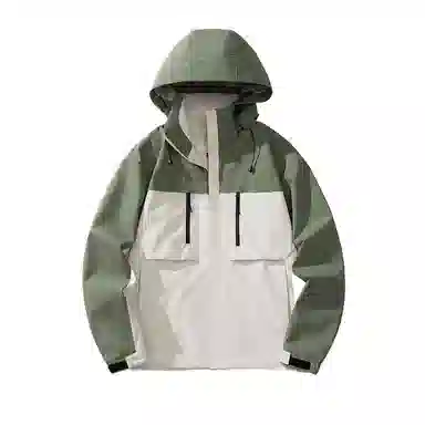 玉儿恋  情侣单层拼接户外登山服  防水耐磨保暖冲锋衣 男女同款
