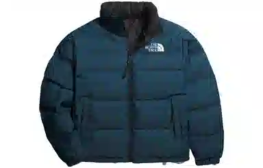 The North Face 92 Reversible Nuptse Denim Blue