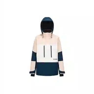 波司登 运动户外滑雪防风防水透气撞色连帽羽绒服 男女同款