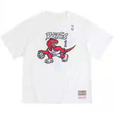 Mitchell Ness NBA 1 logo T