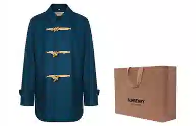 Burberry Duffle Coat Navy