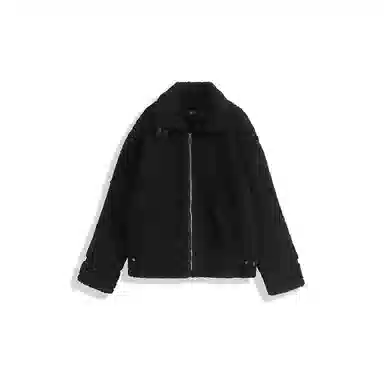 我是大卫 羊羔毛摇粒绒韩系保暖加厚绒感外套 男女同款