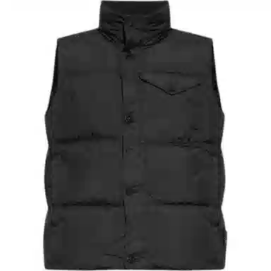 Stone Island Recycled Nylon Quilted Vest Black