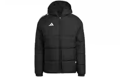 adidas Logo Hoodie Jacket Black