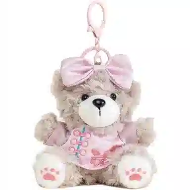 兰妮诗 烘焙系列甜点款国风蝴蝶结装饰  谷圈挂件