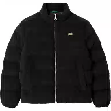 Lacoste Corduroy Zip Jacket Black