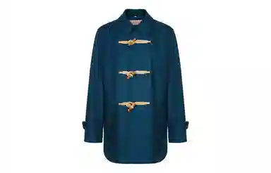 Burberry Duffle Coat Navy