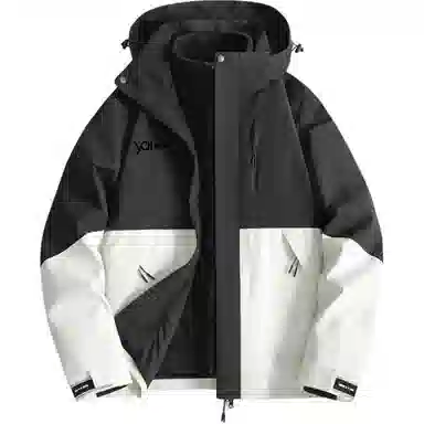 雅鹿优选  三合一防保暖抗静电连帽  防水防风透气耐磨冲锋衣 男女同款