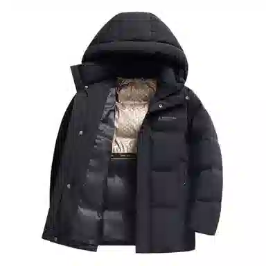斯巴奴 短款时尚百搭连帽舒适羽绒服 男款