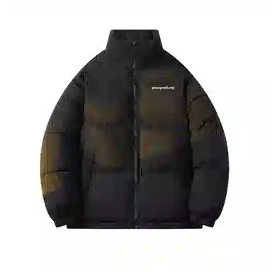 鸭鸭 舒适时尚百搭长袖羽绒服 男女同款 黑色