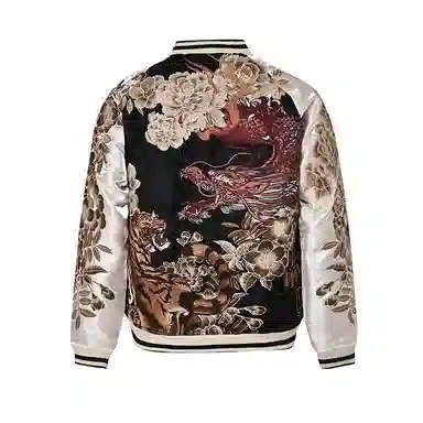 Sanshengliubu Reversible Bomber Jacket
