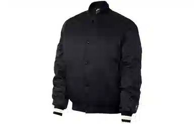 Nike Air Woven Baseball Jacket Black