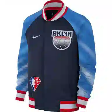 Nike Brooklyn Nets Colorblock Jacket Blue