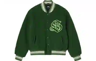 Stussy FW22 Casentino Wool Varsity Jacket