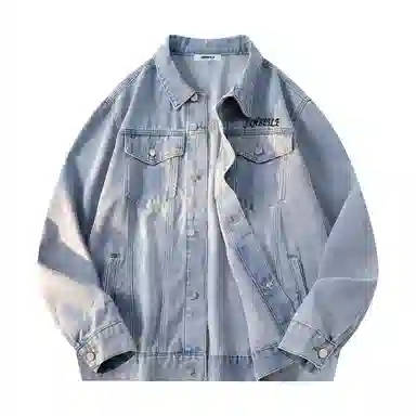 Kinbelle Spider Print Denim Jacket