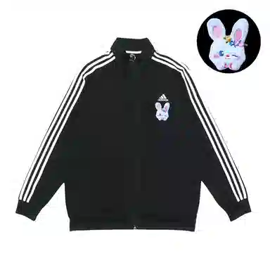 adidas Embroidered Rabbit Striped Jacket