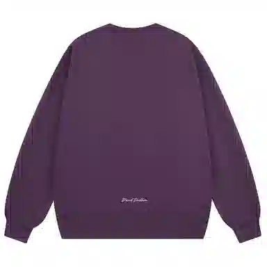 大卫贝肯 简约基础款美式复古纯色日常通勤百搭圆领休闲宽松落肩袖套头卫衣 男女同款