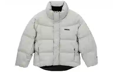 New Era Long Sleeve Down Jacket Light Grey