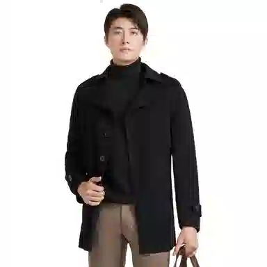 KAISER Wool Coat Black