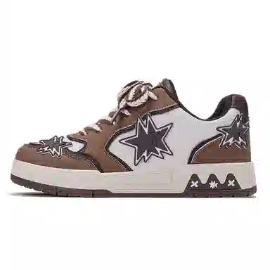 双星八特 鸳鸯拼接复古增高礼盒休闲舒适潮流百搭加绒 防滑耐磨 低帮 板鞋 男女同款