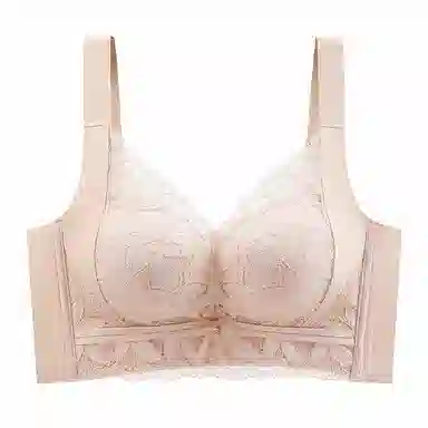 莫代尔 小胸聚拢显大有型吸湿排汗侧收副乳文胸 女款