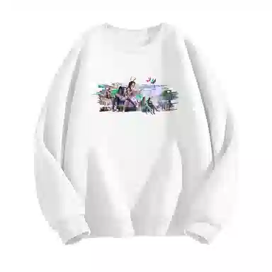 腾讯视频草场地 斗罗大陆动画设计唐门庆典全员款国风动漫休闲简约圆领卫衣 男女同款