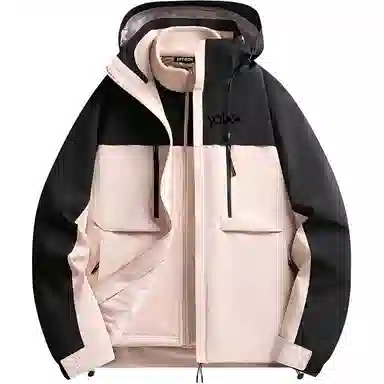 雅鹿优选  轻盈防刮休闲长袖  防水防风透气耐磨冲锋衣 男女同款